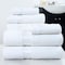 Hastings Home Hastings Home 100 Percent Cotton Hotel 6 Piece Towel Set - White 610932ZFE - alternate 1